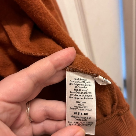 Rust Zip Up Jacket - Picture 3 of 3